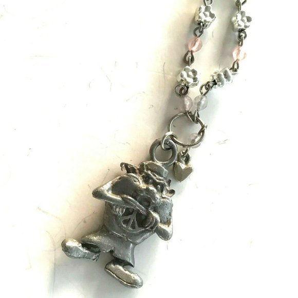 Tasmanian Devil Necklace Warner Bros 1993 Starline TAZ IN LOVE Pendant Tasmanian Devil Necklace Warner Bros 1993 Starline TAZ IN LOVE Pendant